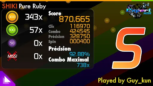 osu!stream screenshot