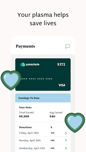 Parachute: Get Paid for Plasma screenshot