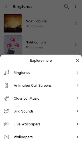 Ringtones for Android™ screenshot