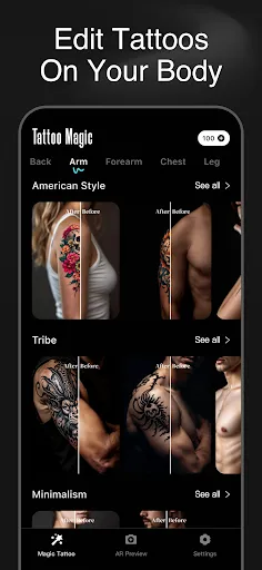 Ai Tattoo ldeas-Art Generator screenshot