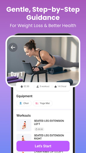 Chair Workout: Women's Edition screenshot