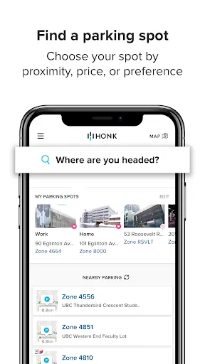 HonkMobile: Pay for Parking screenshot