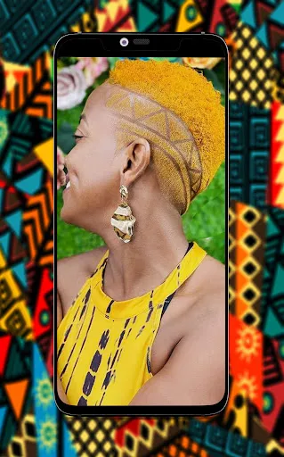 Black Women Line Hairstyles screenshot