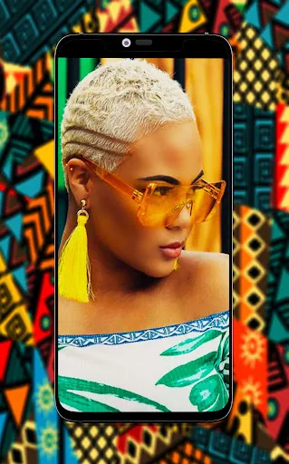Black Women Line Hairstyles screenshot