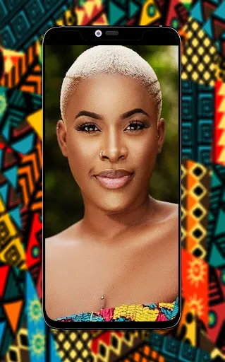 Black Women Line Hairstyles screenshot