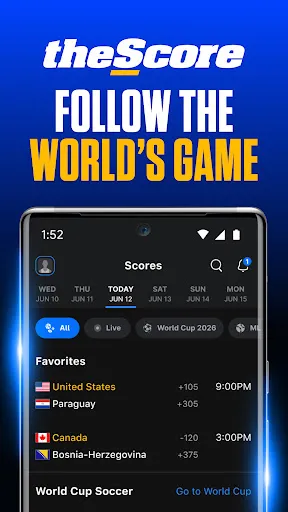 theScore: Sports News & Scores screenshot