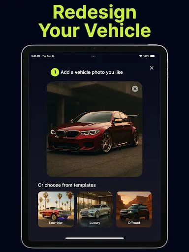 AI Car Designer Modify & Tune screenshot