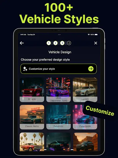AI Car Designer Modify & Tune screenshot
