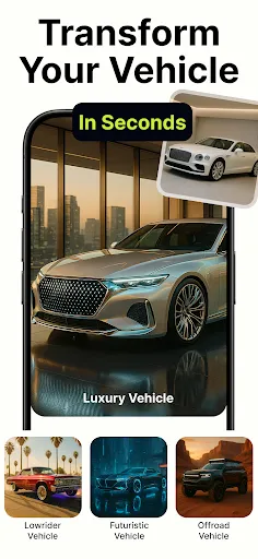 AI Car Designer Modify & Tune screenshot