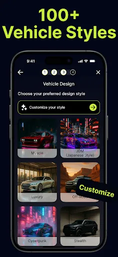AI Car Designer Modify & Tune screenshot
