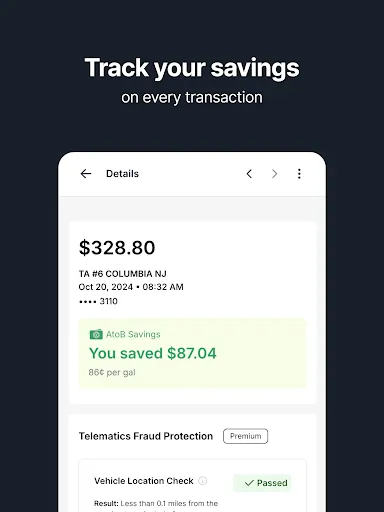 AtoB: Find and Save on Fuel screenshot