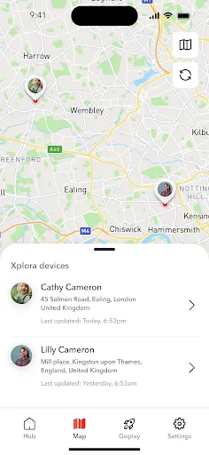 Xplora screenshot