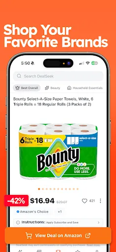 DealSeek: Coupons & Discounts screenshot