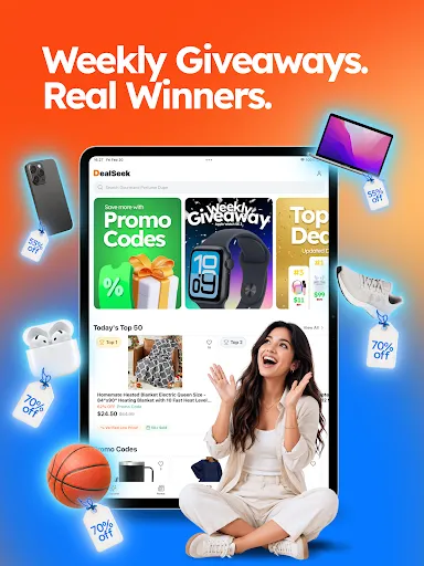 DealSeek: Coupons & Discounts screenshot