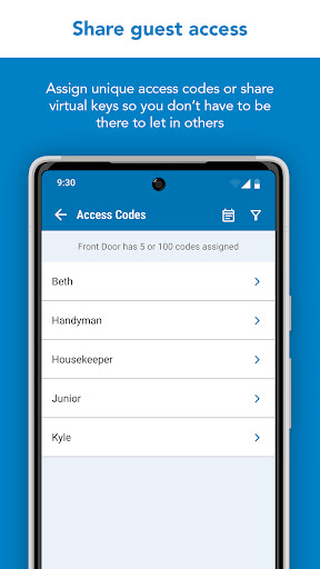 Schlage Home screenshot
