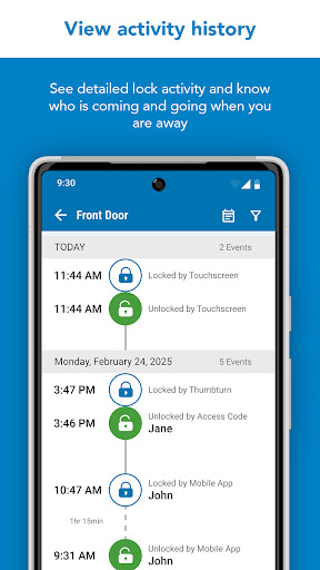Schlage Home screenshot