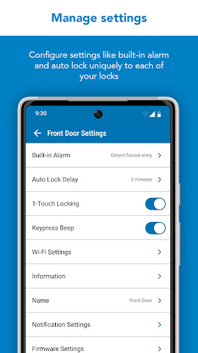 Schlage Home screenshot