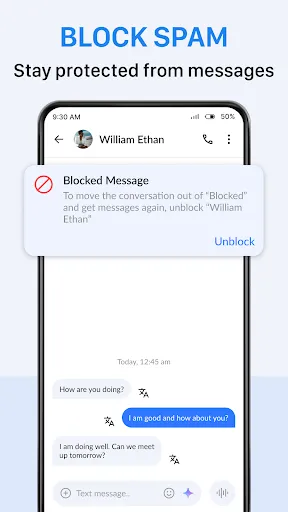 Messages screenshot