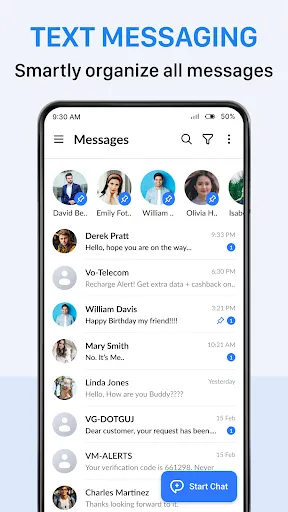 Messages screenshot