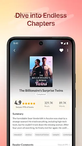 Readict Fiction screenshot