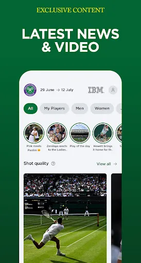 Wimbledon 2026: Scores & News screenshot