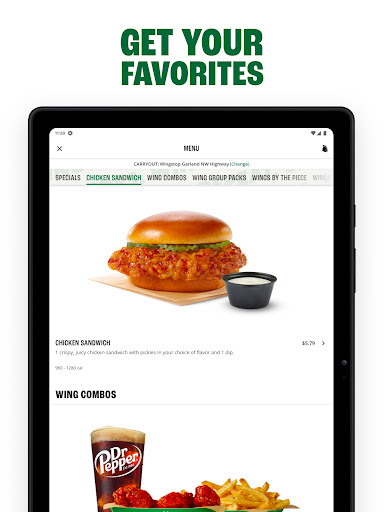 Wingstop screenshot