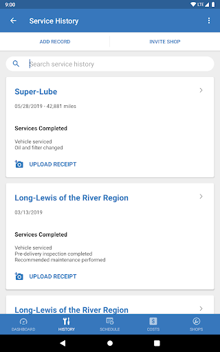 CARFAX Car Care App screenshot