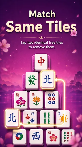 Calm Mahjong Tile Match Puzzle screenshot