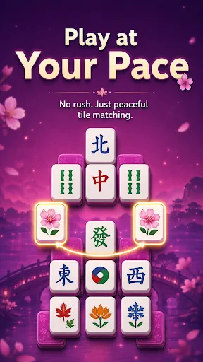 Calm Mahjong Tile Match Puzzle screenshot