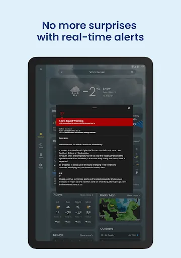The Weather Network screenshot