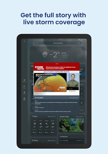The Weather Network screenshot