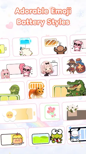 Emoji Battery: Cute Status Bar screenshot