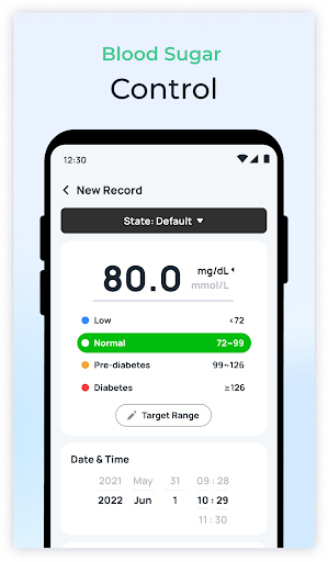 Blood Sugar & Diabetes Tracker screenshot