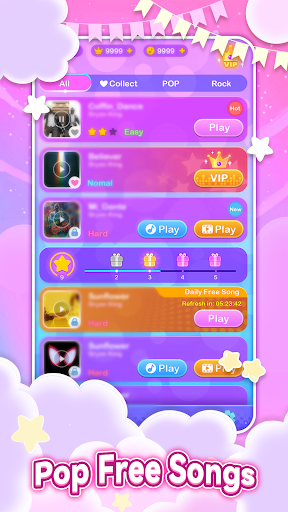 Dreameow Tiles: Rhythm Cat screenshot