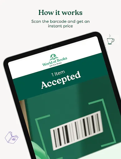Sell books with World of Books screenshot