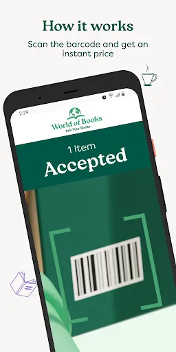 Sell books with World of Books screenshot