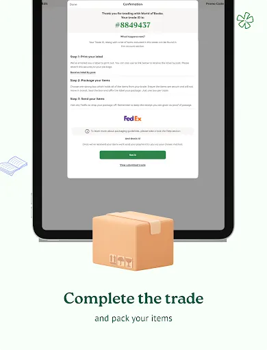 Sell books with World of Books screenshot