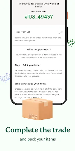 Sell books with World of Books screenshot