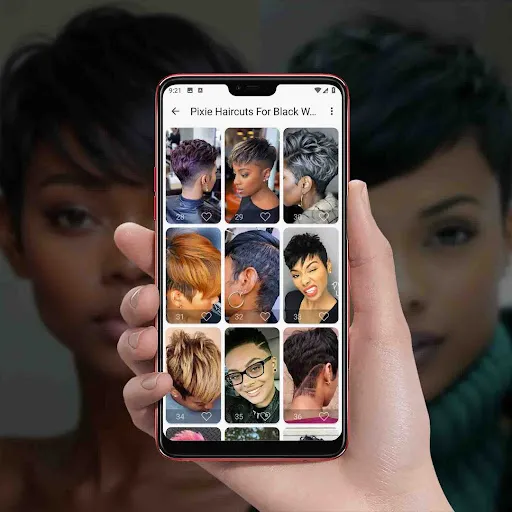 Pixie Haircuts for Black Women screenshot