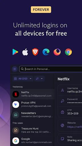 Proton Pass: Password Manager screenshot