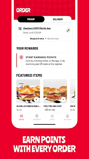 Checkers & Rally's Rewards screenshot