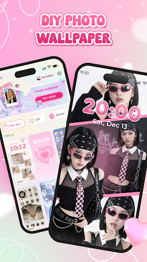 DIY Wallpaper Maker Collage screenshot