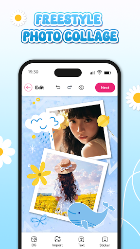 DIY Wallpaper Maker Collage screenshot