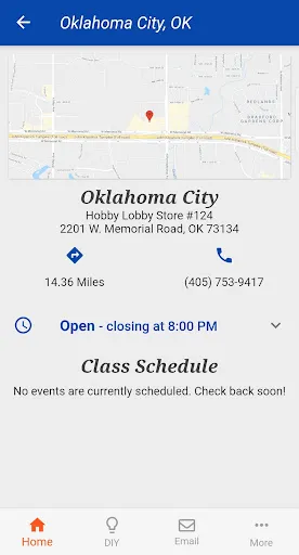 Hobby Lobby Stores screenshot