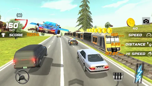 Heavy Traffic Rider Car Game screenshot