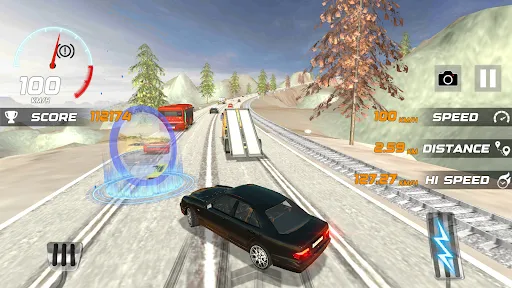 Heavy Traffic Rider Car Game screenshot