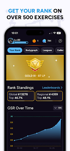 Liftoff - Ranked Gym Workouts screenshot