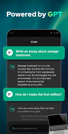 Open Chat - AI bot app screenshot