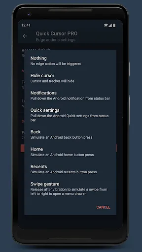 Quick Cursor: One-Hand Aid screenshot