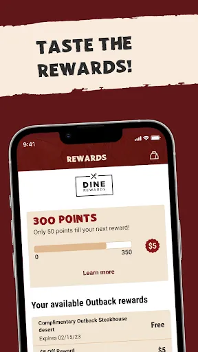 Outback Steakhouse screenshot